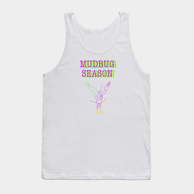 Crawfish Mudbug Tank Top by Stephanie Kennedy 